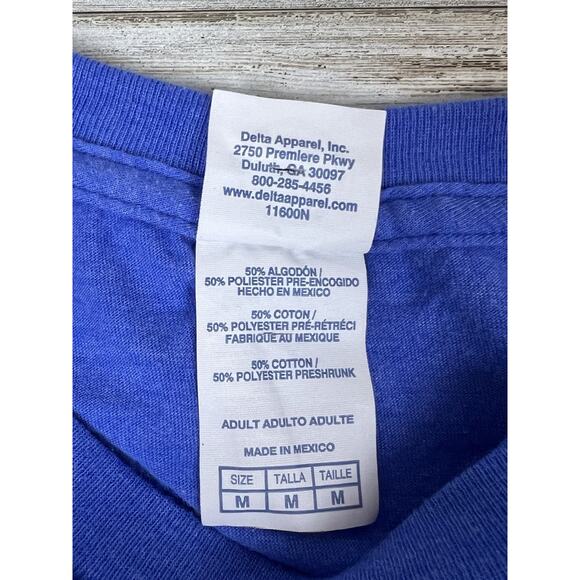 Women’s “My God Is An Awesome God” T Shirt Blue Medium Delta T - Picture 5 of 7